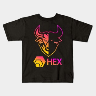 Hex coin Crypto coin Cryptocurrency Kids T-Shirt